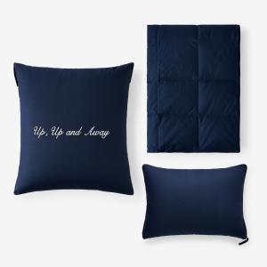 LaCrosse Cotton Travel Throw and Pillow Set