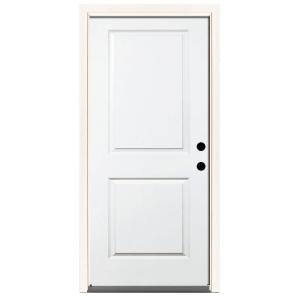 Element Series 2-Panel Square Primed Steel Prehung Front Door