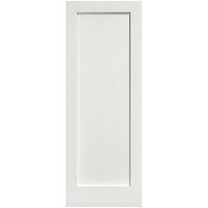 MDF Series Smooth 1-Panel Solid Core Primed Composite Interior Door Slab