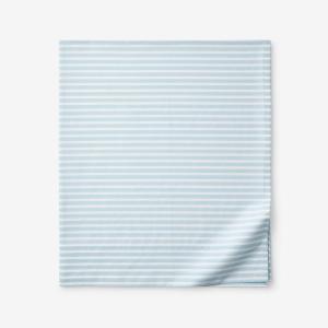 Company Cotton Naomi Stripe Percale Flat Sheet