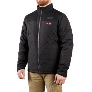 Men's M12 12-Volt Lithium-Ion Cordless AXIS Heated Quilted Jacket Kit with (1) 2.0Ah Battery and Charger