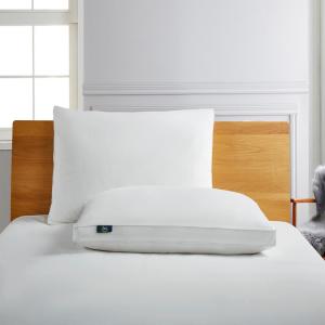 Serta 233 Thread Count Side Sleeper White Goose Feather And White Goose Down Fiber Bed Pillow