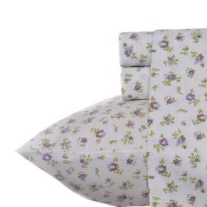 Petite Fleur Floral 300-Thread Count Cotton Sheet Set