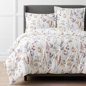 Legends Hotel Springtime Stems Wrinkle-Free Sateen Multi Cotton Comforter
