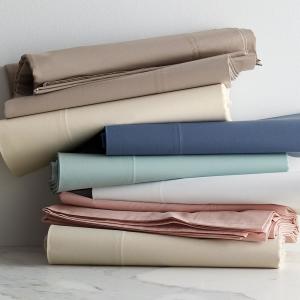 Organic 300-Thread Count Cotton Percale Sheet Set