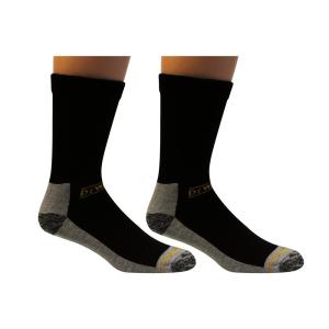 Men 10-13 Cushion Comfort Non-Binding Cotton Crew Socks (2-Pack)