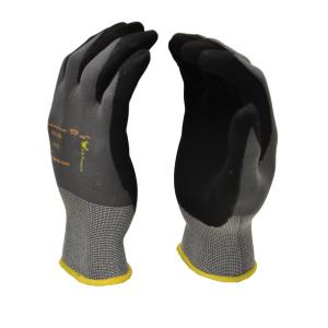 MicroFoam Nitrile Coated Work Gloves for General Purposes Lightweight Work Gloves (12-Pair per Pack)