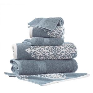 Artesia 6-Piece Geometric Bath Towel Set