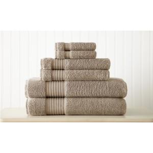 6-Piece 100% Turkish Cotton Towel Set