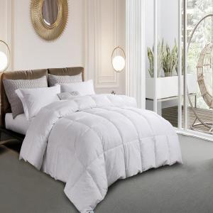 240 Thread Count White Goose Feather and Down Comforter