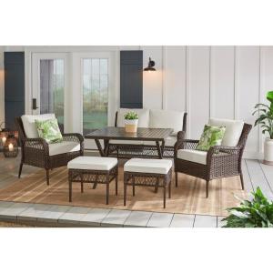 6 Piece Patio Furniture Outdoors The Home Depot