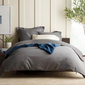 Legends Luxury Dot 500-Thread Count Cotton Sateen Duvet Cover