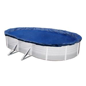 15-Year Oval Royal Blue Above Ground Winter Pool Cover