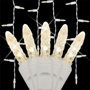 Twinkling Icicle Lights Christmas Lights The Home Depot