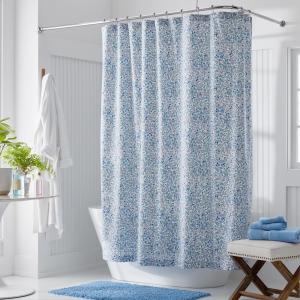 Company Organic Cotton Claire Percale 72 in. Shower Curtain