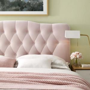 baby pink headboard