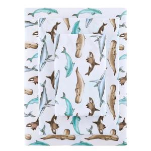 Cotton Sealife Printed Sheet Set