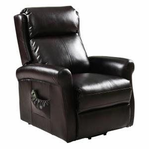 Faux Leather Power Lift Recliners Living Room Furniture The Home Depot