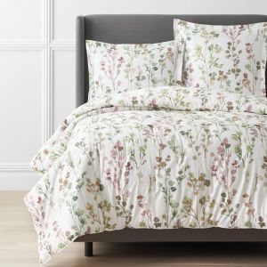 Legends Hotel Watercolor Flowers Wrinkle-Free Multi Sateen Comforter