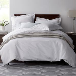 Legends Luxury Solid 600-Thread Count Egyptian Cotton Sateen Duvet Cover