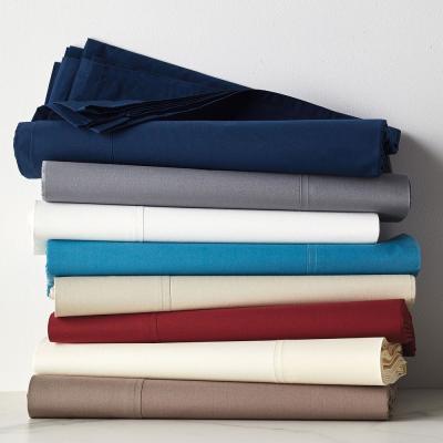 400-Thread Count Supima Cotton Percale Deep Pocket Sheet Set