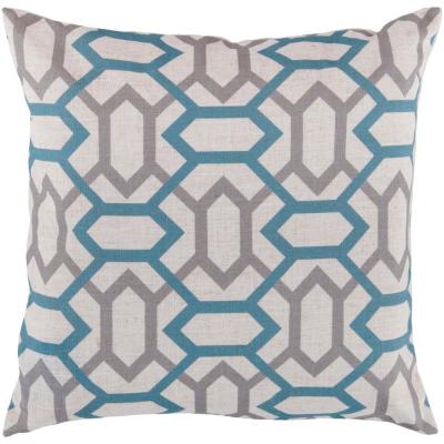 teal gray pillows
