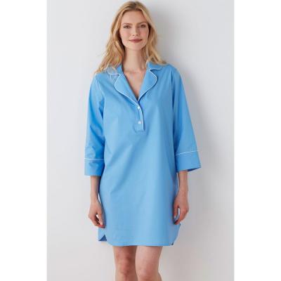 Solid Poplin Cotton Women's Pajama Collection - Home Decor - The Home Depot