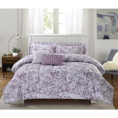 Purple Comforters Bedding Sets The Home Depot