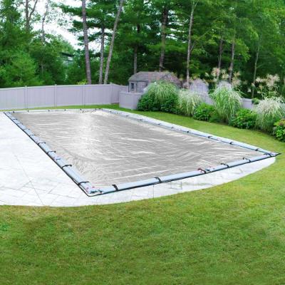 Swimline 25 x 45 Ft Winter In Ground Pool Cover w//Double Water Tubes 10 Pack