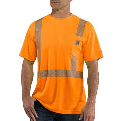 bright orange work shirts