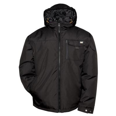 Vail Men's Black Polyester Water Resistant Insulated Jacket