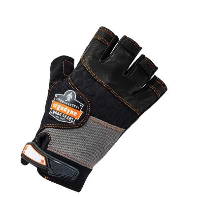 ProFlex Half-Finger Leather Impact Work Gloves