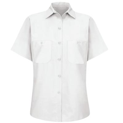 ladies white work shirts