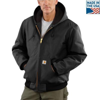 Men's Cotton Quilted Flannel Lined Duck Active Jacket