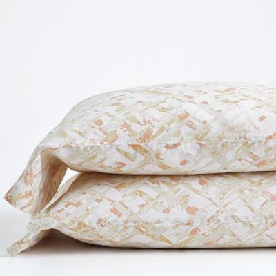 Textured Geo Linen Pillowcase (Set of 2)