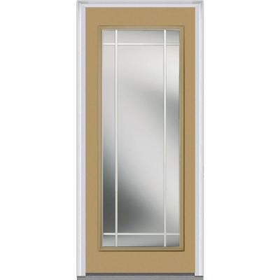 Classic Clear Glass Full Lite PIM Painted Majestic Steel Prehung Front Door