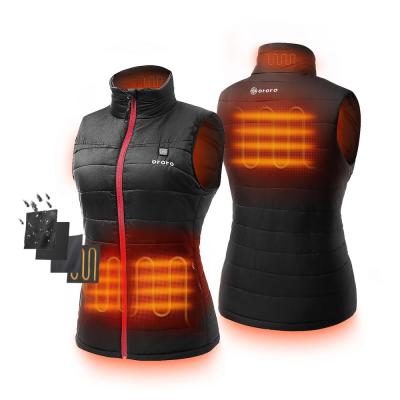 Women's Black 7.2-Volt Lithium-Ion Lightweight Heated Vest with One 5.2Ah Battery and Charger