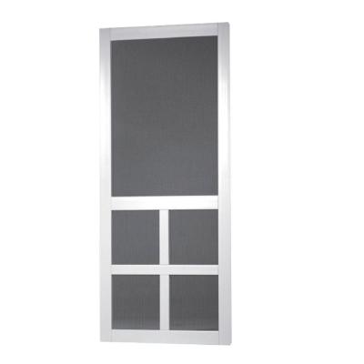 Lafayette Vinyl White Wide Stile Screen Door
