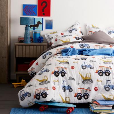 Multi Little Big Cloud Llamarama Printed Reversible Duvet Cover Set