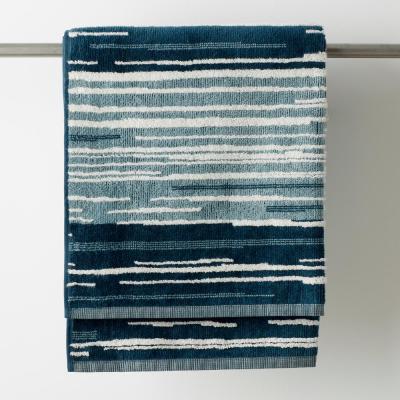 Stripe Jacquard Reversible Cotton Bath Towel