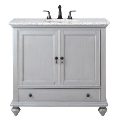home decorators collection newport 37 in w x 215 in d single vanity in pewter with granite vanity top in grey with white basin - Home Decorators Vanity home decorators collection newport 37 in w x 215 in d single vanity in pewter with granite vanity top in grey with white basin - Home Decorators Vanity