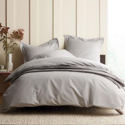 Legends Luxury Solid 500-Thread Count Cotton Sateen Duvet Cover