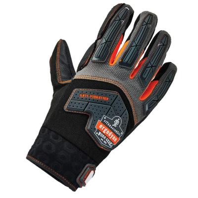 Genuine leather Impact Resistant Gloves Isla Global KameLo Anti-Vibration Gloves Mechanic Work Gloves Rubber Padding 