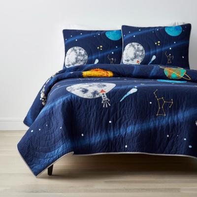 Space Travel Handcrafted Cotton Quilt