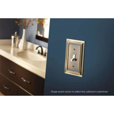 Amerelle Acrylic 3 Gang Toggle Acryilic Wall Plate Polished Mirror 66ttt The Home Depot