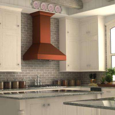 Copper Range Hoods Liances The Home Depot Wall Mount Range Hood In Copper