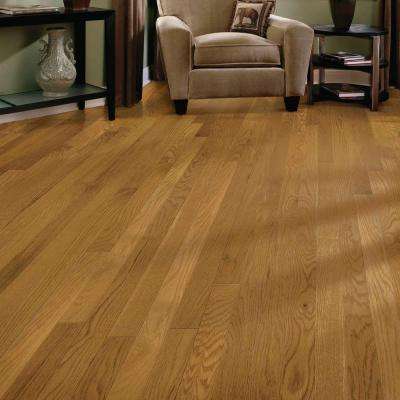Bruce Plano Oak Gunstock 3 4 In Thick X 3 1 4 In Wide X Varying Length Solid Hardwood Flooring 352 Sq Ft Pallet C1111p The Home Depot