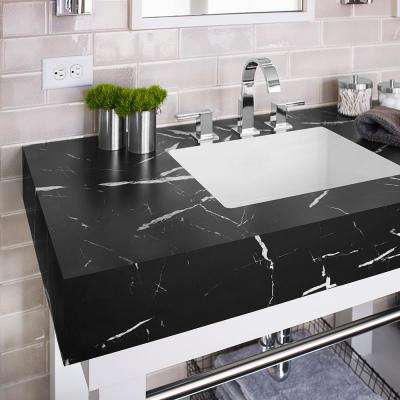 laminate formica countertops sheet kitchen nero marquina 180fx ft finish lowes