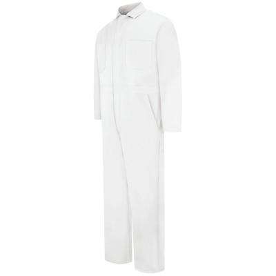 white coverall jumpsuit