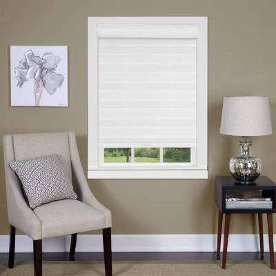 Celestial Light Filtering Linen Cordless Double Layered Privacy Roller Shade Celestial Light Filtering Linen Cordless Double Layered Privacy Roller Shade